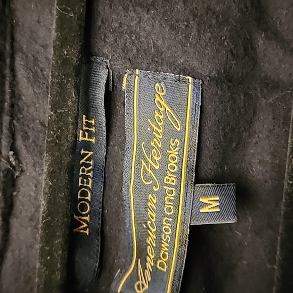 American Heritage Dawson & Brooks Black  Quilted Vest Med rugged - Picture 2 of 10